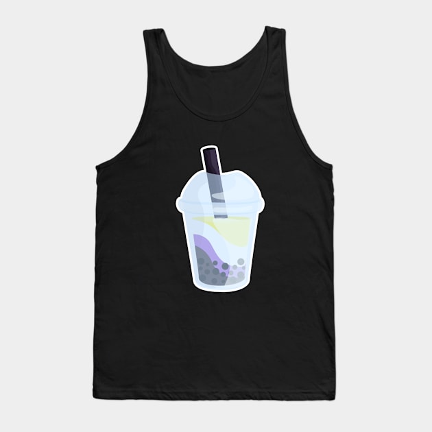 Nonbinary Kawaii Bubble Tea T-Shirt Tank Top by fyreriot